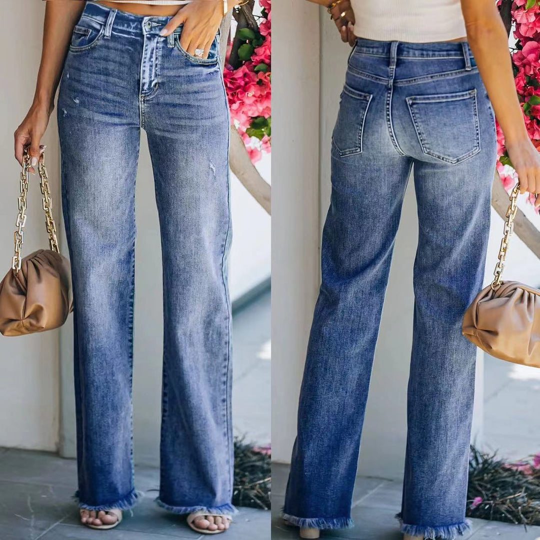 Damer Klassiska och bekväma Högmidjade Jeans Mirla-Eva Jonsson