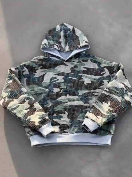 Damer Komfortabel Hoodie med camouflaged foder Mirla-Eva Jonsson