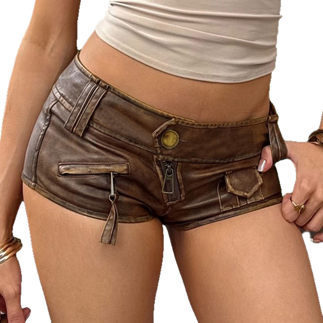 Damer Konstläder Shorts Mirla-Eva Jonsson