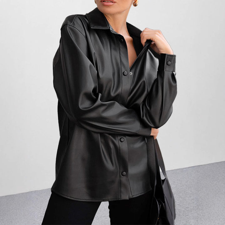 Damer Konstläder Skjortblus Mirla-Eva Jonsson