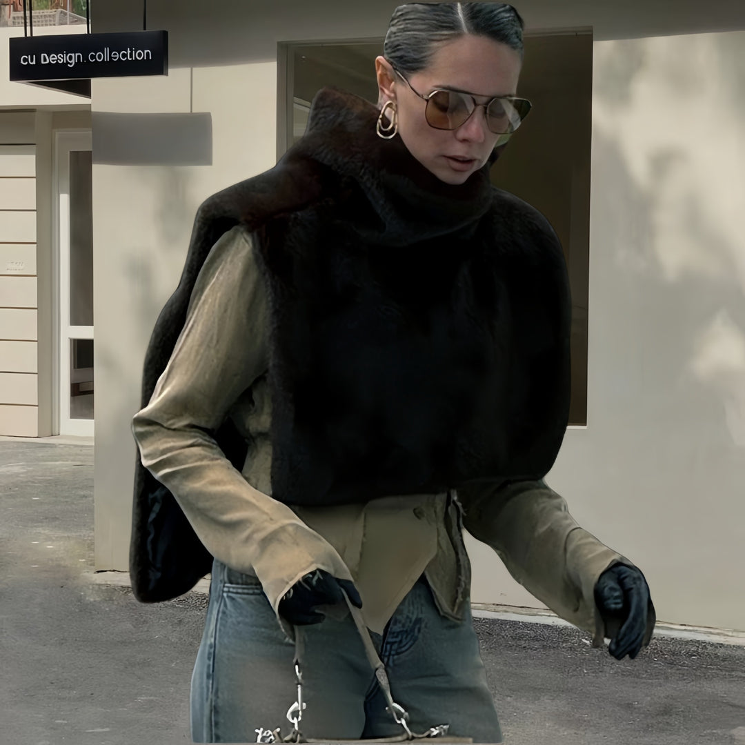Damer Konstpäls Västa Eva Jonsson-Eva Jonsson