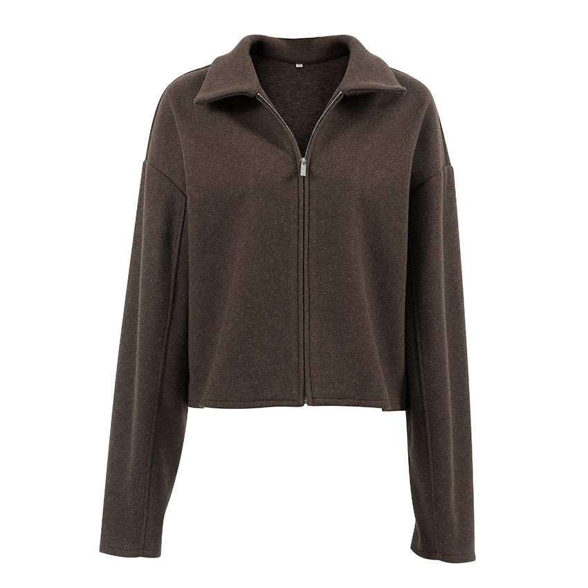 Damer Kort Ulljacka i modern Oversized-stil Mirla-Eva Jonsson