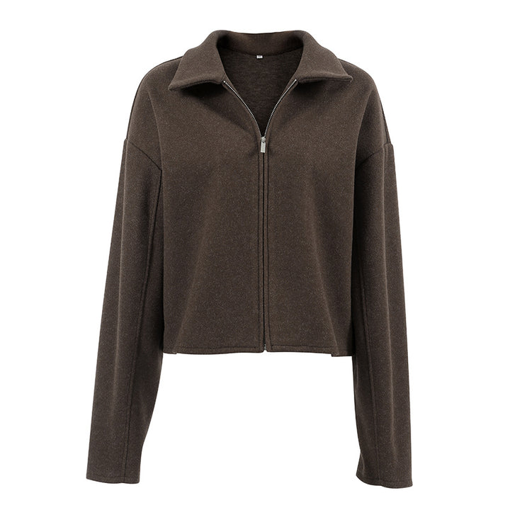 Damer Kort Ulljacka i modern Oversized-stil Mirla-Eva Jonsson