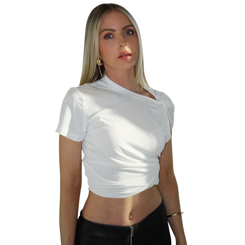 Damer Kortärmad Cropped Top Mirla-Eva Jonsson