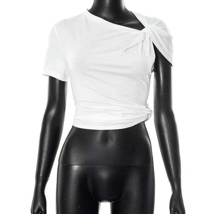Damer Kortärmad Cropped Top Mirla-Eva Jonsson