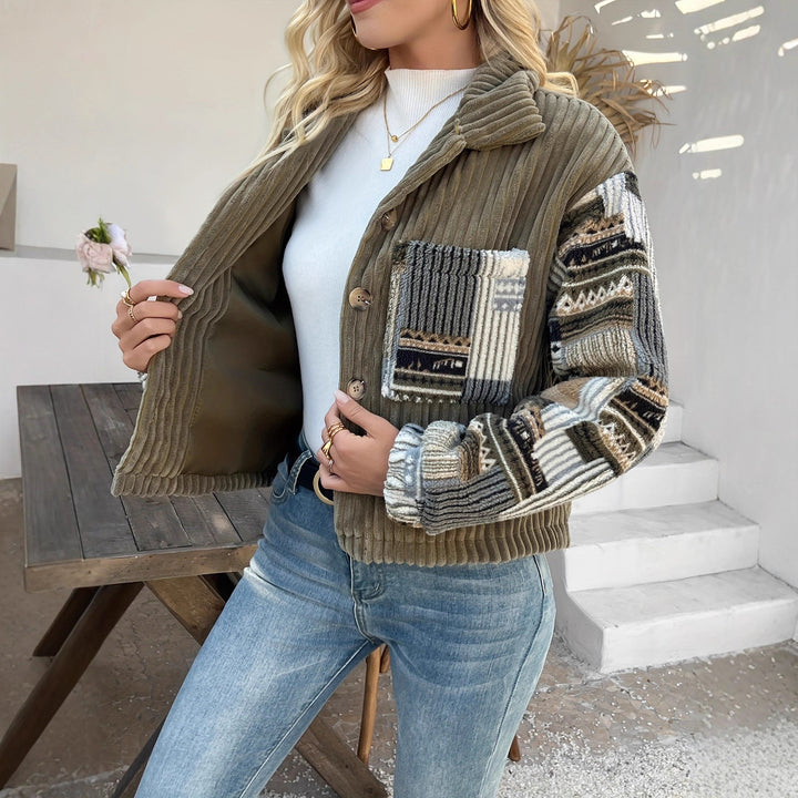 Damer Lagerstickad Jacka Eva Jonsson-Eva Jonsson