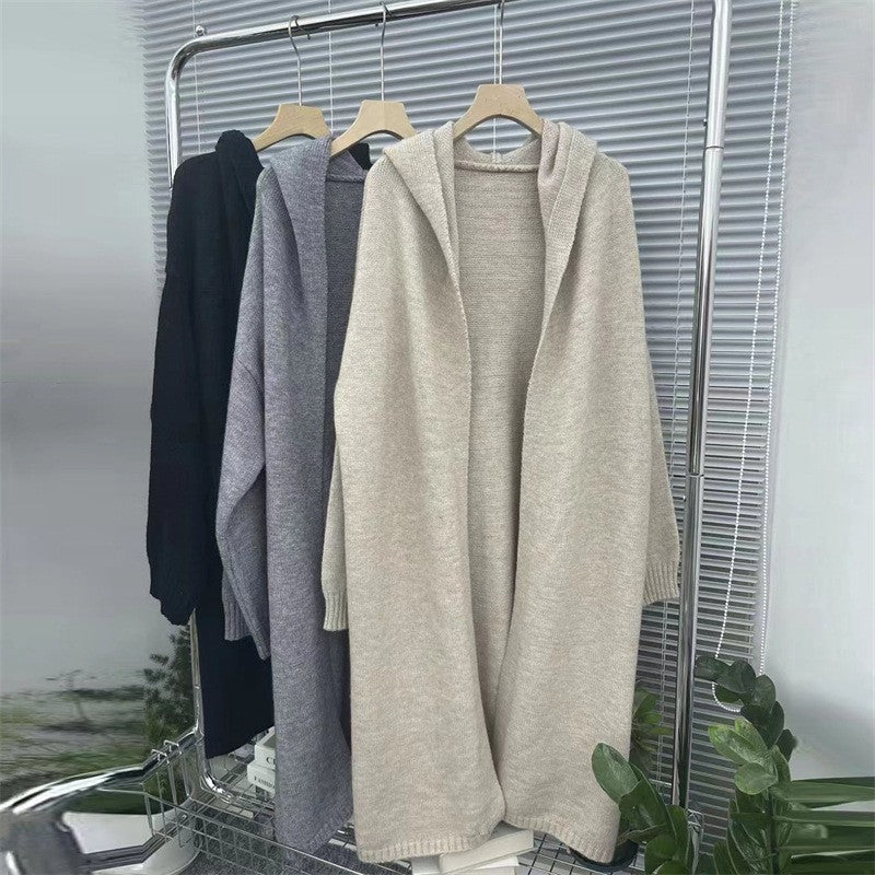 Damer Lång Cardigan i mjukt stickmaterial med generös passform Mirla-Eva Jonsson