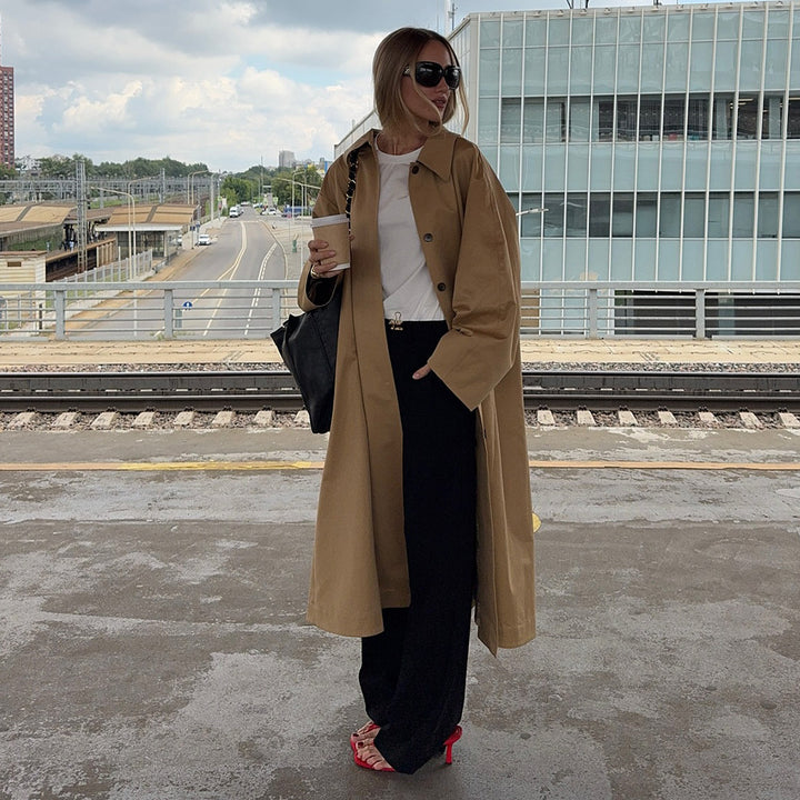 Damer Lång mode Trenchcoat Mirla-Eva Jonsson