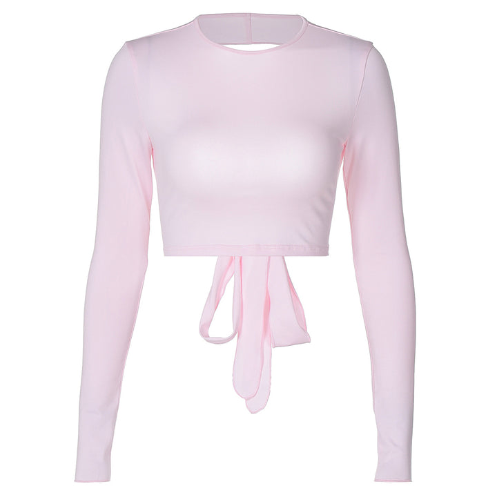 Damer Långärmad Cropped Top Mirla-Eva Jonsson