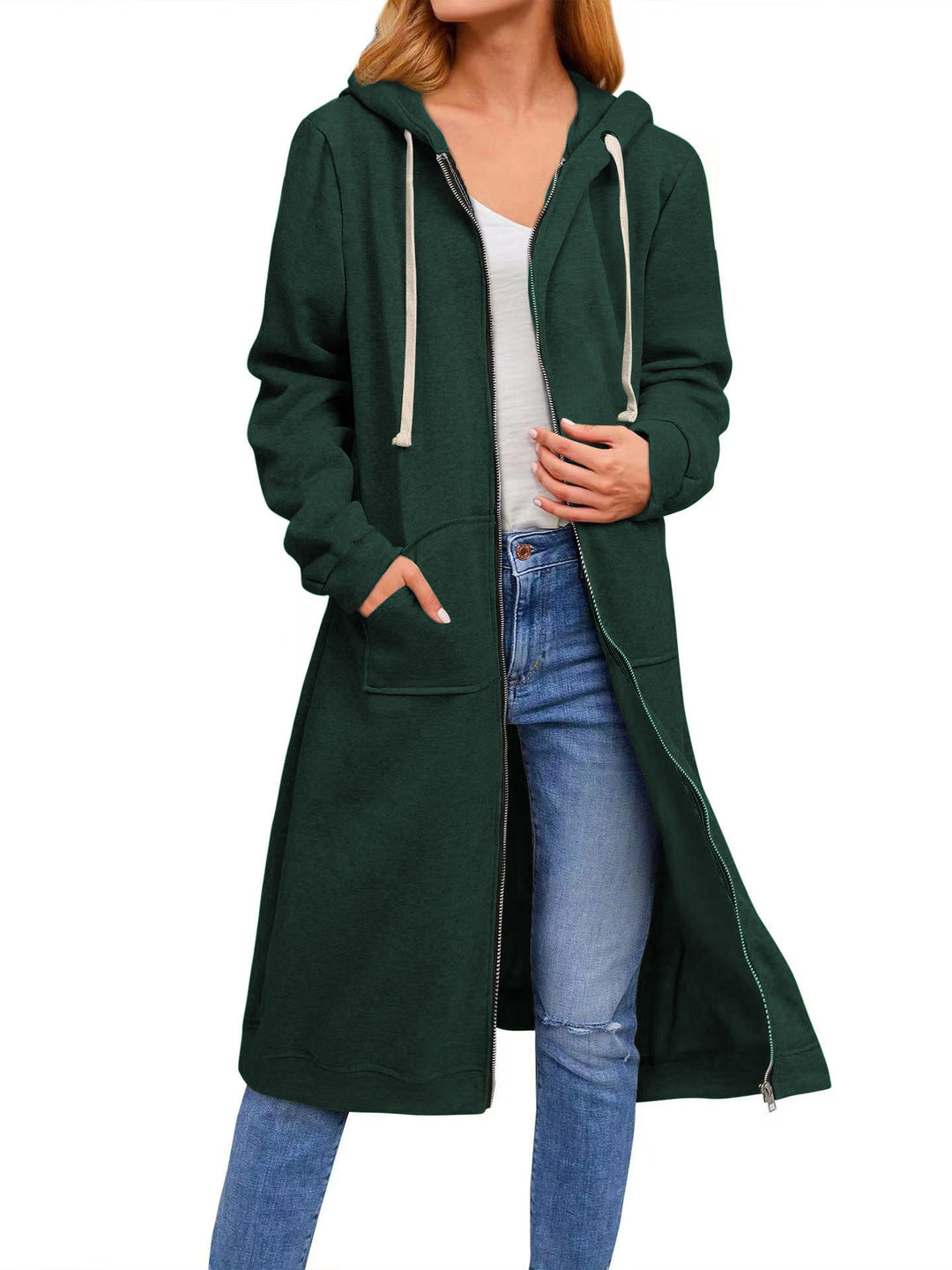 Damer Långärmad Hoodie-Kappa Mirla-Eva Jonsson