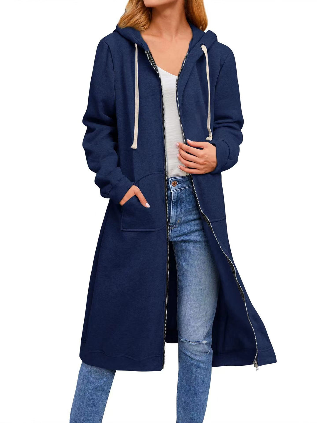 Damer Långärmad Hoodie-Kappa Mirla-Eva Jonsson