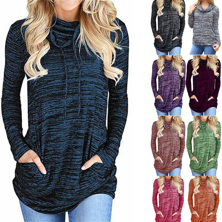 Damer Långärmad Hoodie med praktisk Kängurufickdesign Mirla-Eva Jonsson