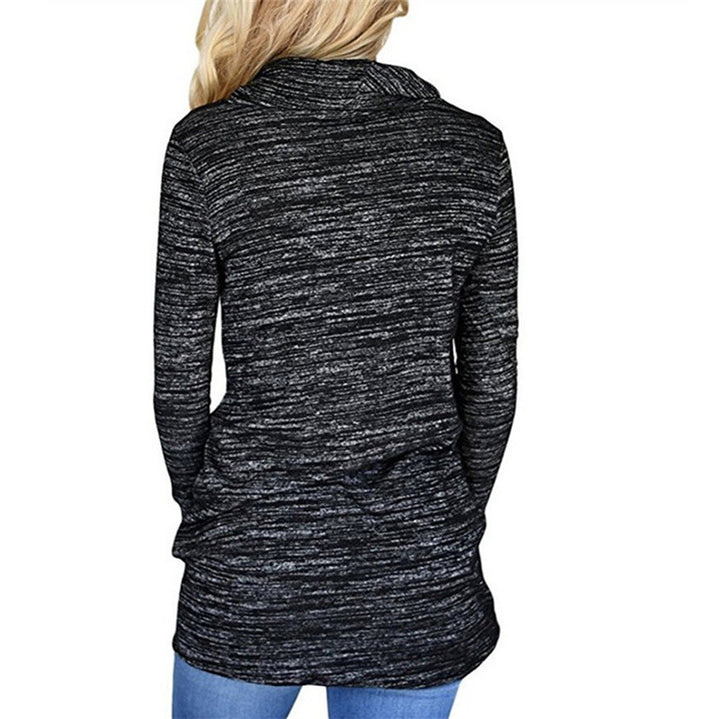 Damer Långärmad Hoodie med praktisk Kängurufickdesign Mirla-Eva Jonsson