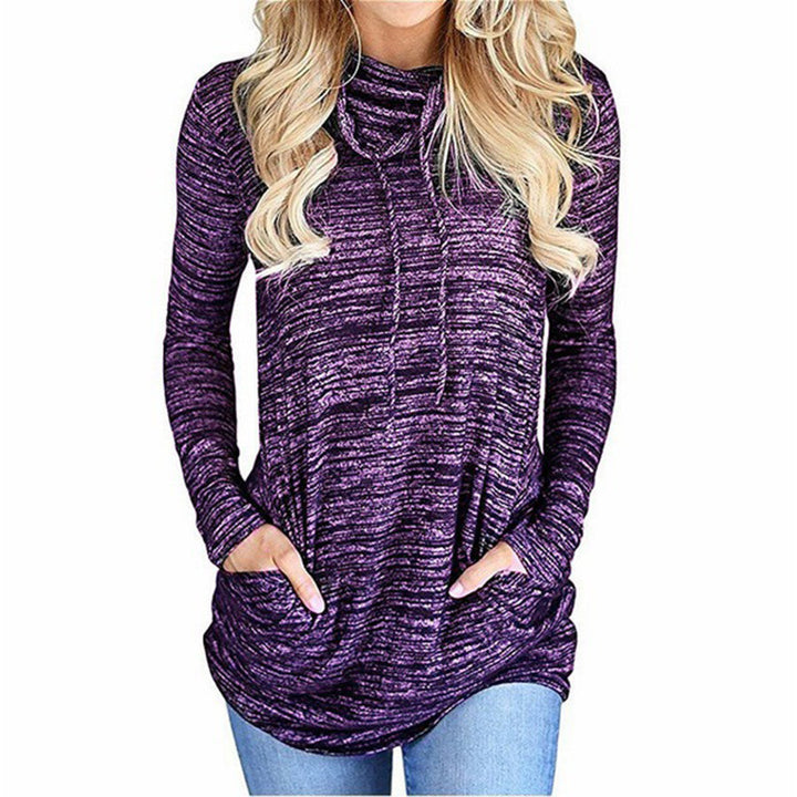 Damer Långärmad Hoodie med praktisk Kängurufickdesign Mirla-Eva Jonsson