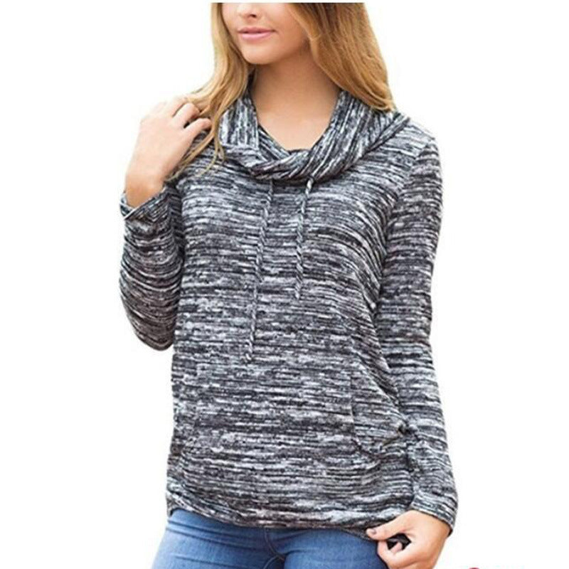 Damer Långärmad Hoodie med praktisk Kängurufickdesign Mirla-Eva Jonsson