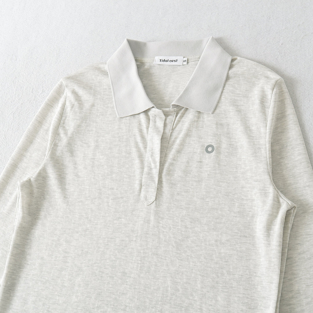 Damer Långärmad Poloshirt Mirla-Eva Jonsson
