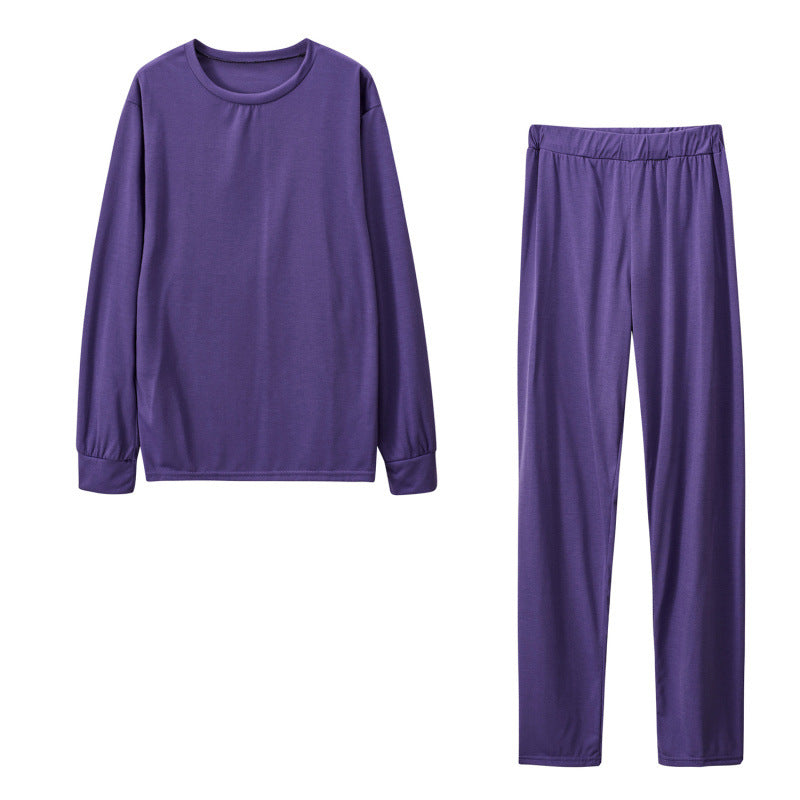 Damer Långärmad Pyjamas Set med elastiska Byxor Mirla-Eva Jonsson