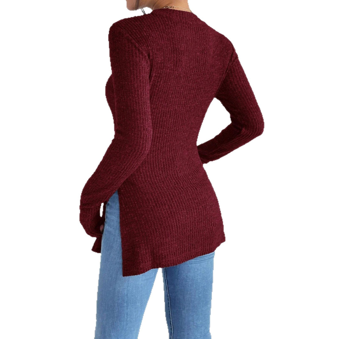 Damer Långärmad Ribbstricköverdel Mirla-Eva Jonsson