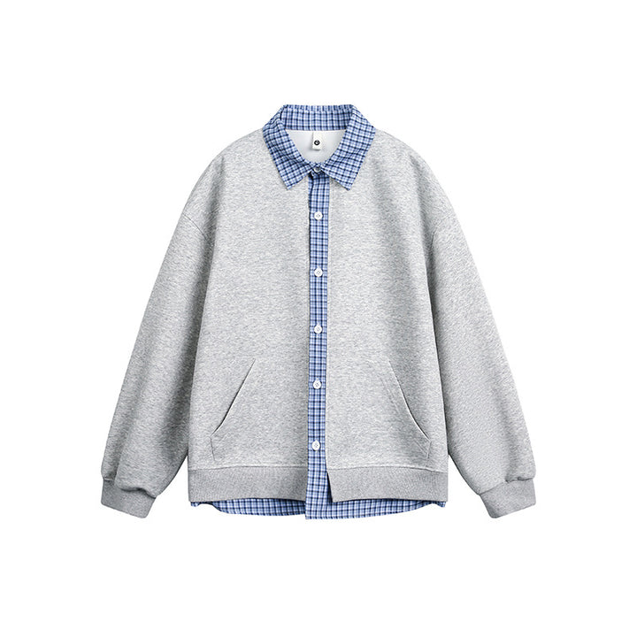 Damer Lässig Oversized Hoodie med Skjortkrage Mirla-Eva Jonsson