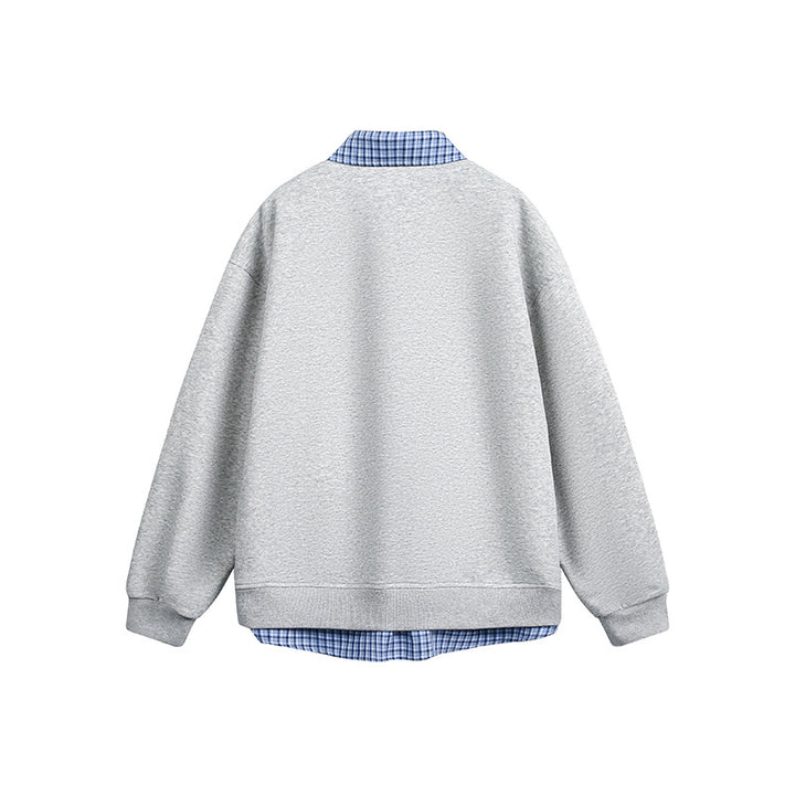 Damer Lässig Oversized Hoodie med Skjortkrage Mirla-Eva Jonsson