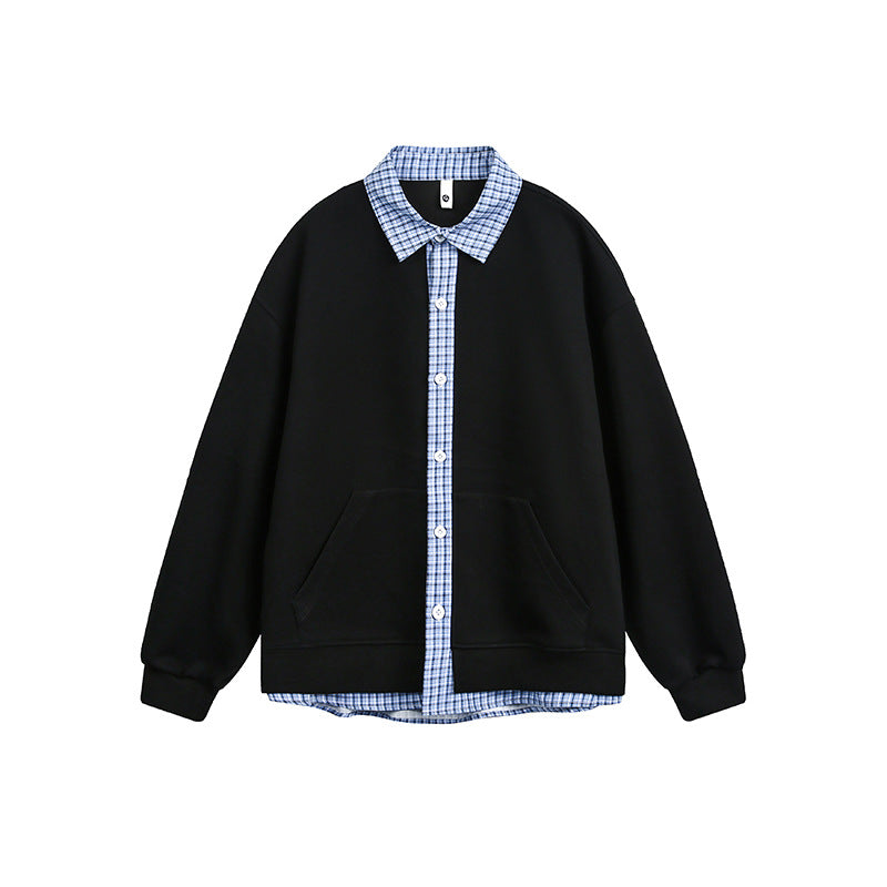 Damer Lässig Oversized Hoodie med Skjortkrage Mirla-Eva Jonsson