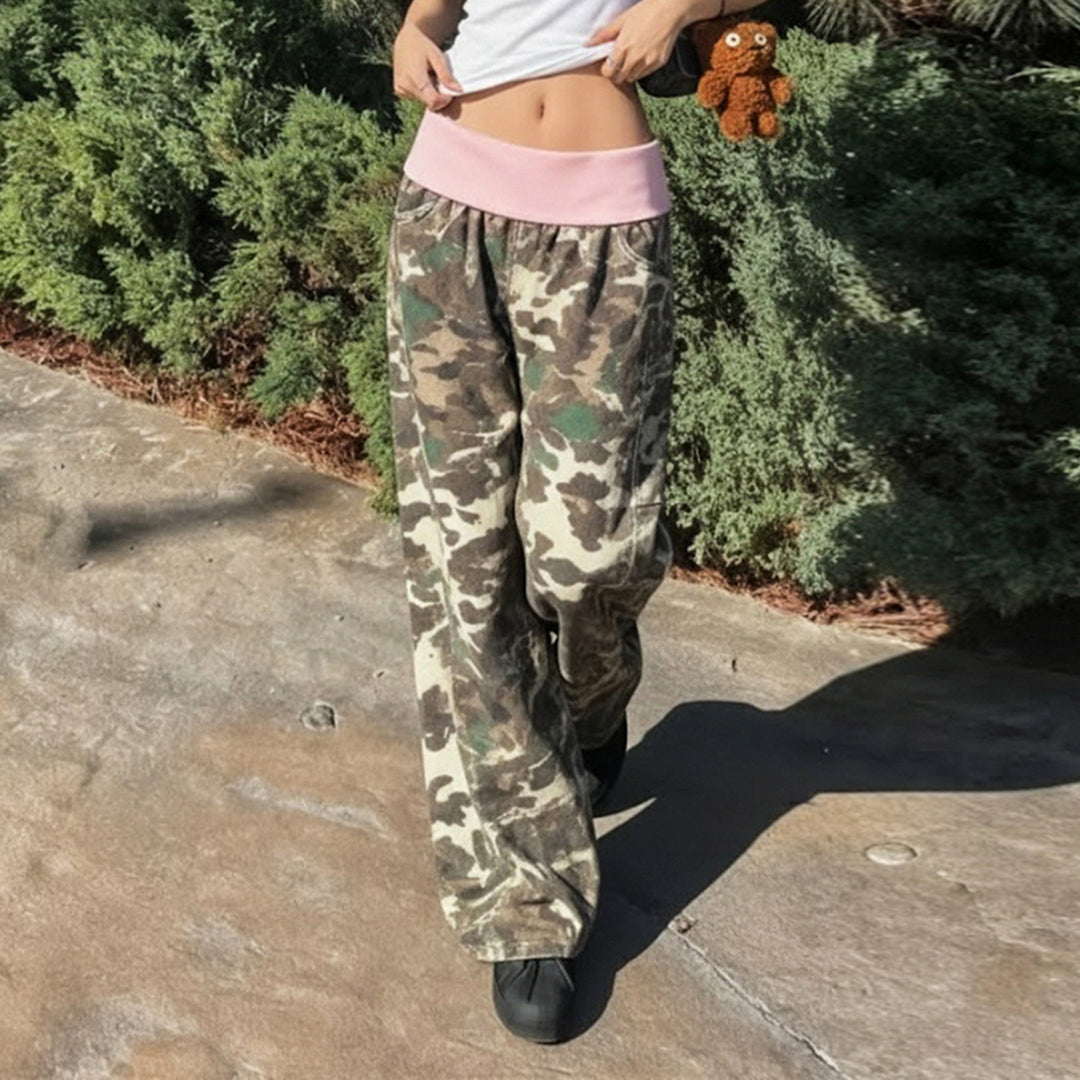 Damer Lätt Camouflage-Relax-byxor Mirla-Eva Jonsson