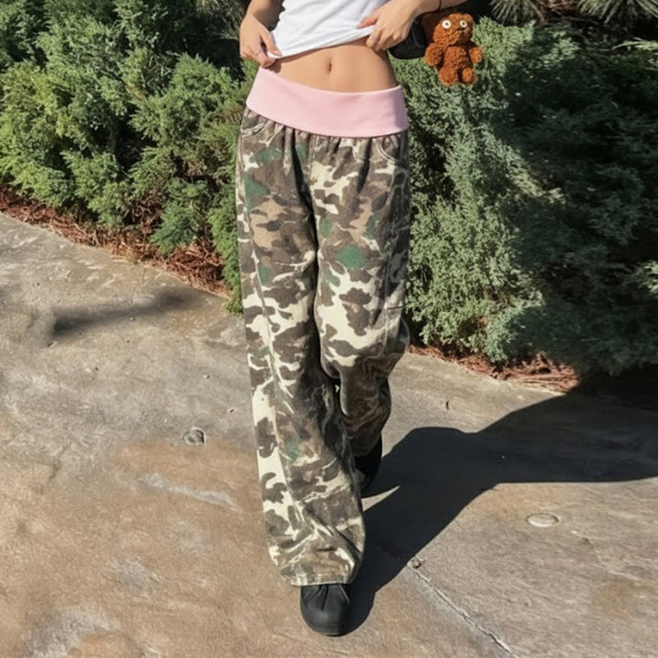 Damer Lätt Camouflage-Relax-byxor Mirla-Eva Jonsson