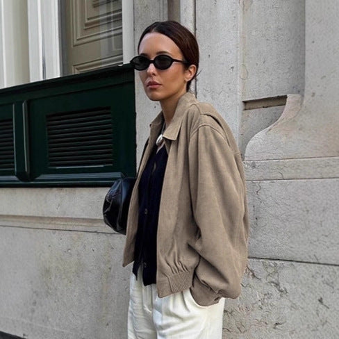 Damer Lätt Oversized Jacka i mjukt material Mirla-Eva Jonsson