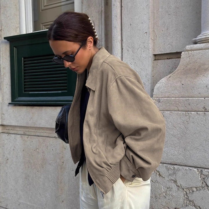 Damer Lätt Oversized Jacka i mjukt material Mirla-Eva Jonsson