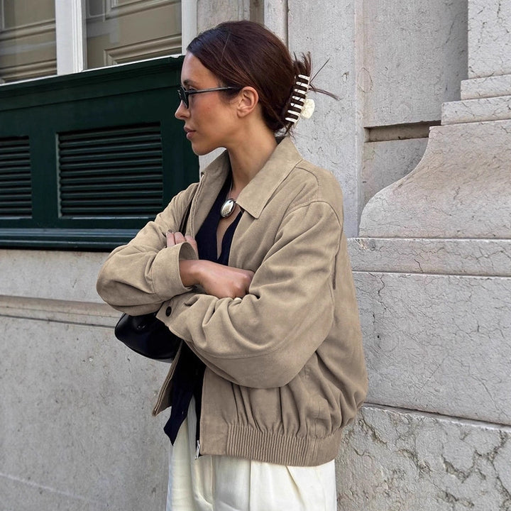 Damer Lätt Oversized Jacka i mjukt material Mirla-Eva Jonsson