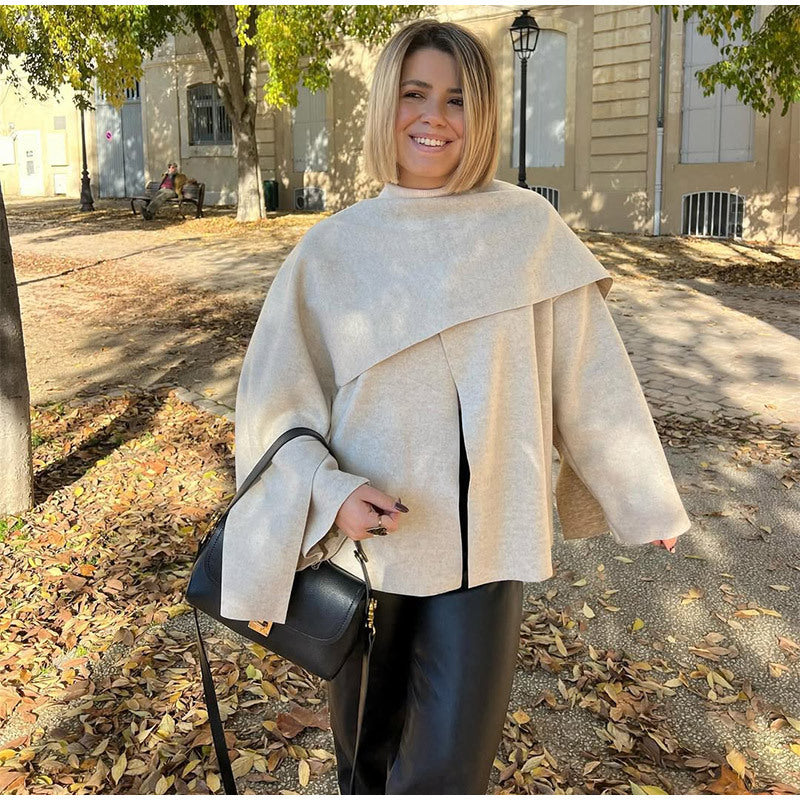 Damer Lätt Oversized Stickad Jacka Mirla-Eva Jonsson