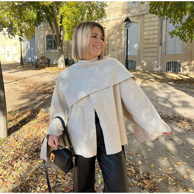 Damer Lätt Oversized Stickad Jacka Mirla-Eva Jonsson