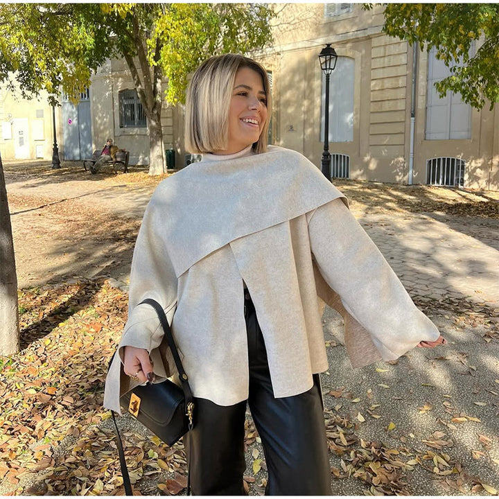 Damer Lätt Oversized Stickad Jacka Mirla-Eva Jonsson