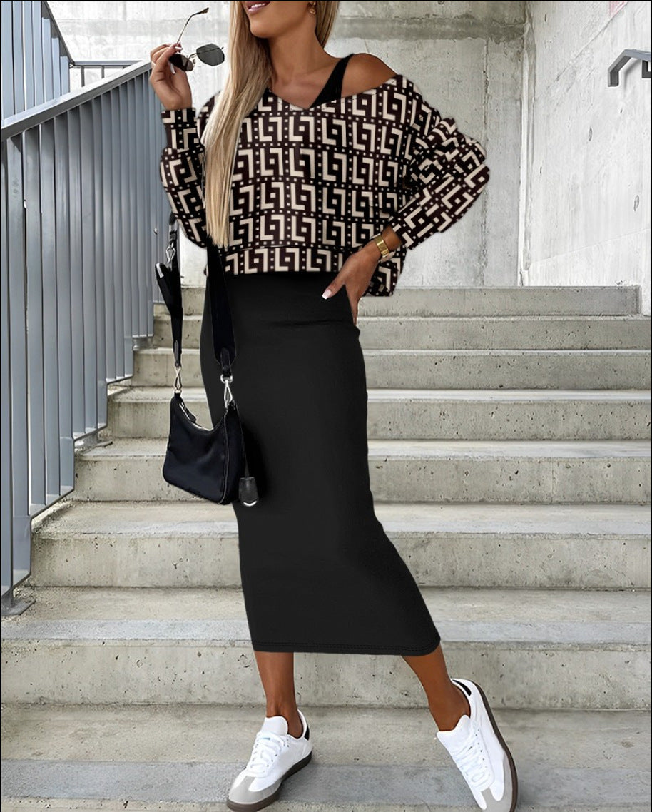 Damer Lätt Oversized Tröja med V-ringning och snygg skärning Mirla-Eva Jonsson