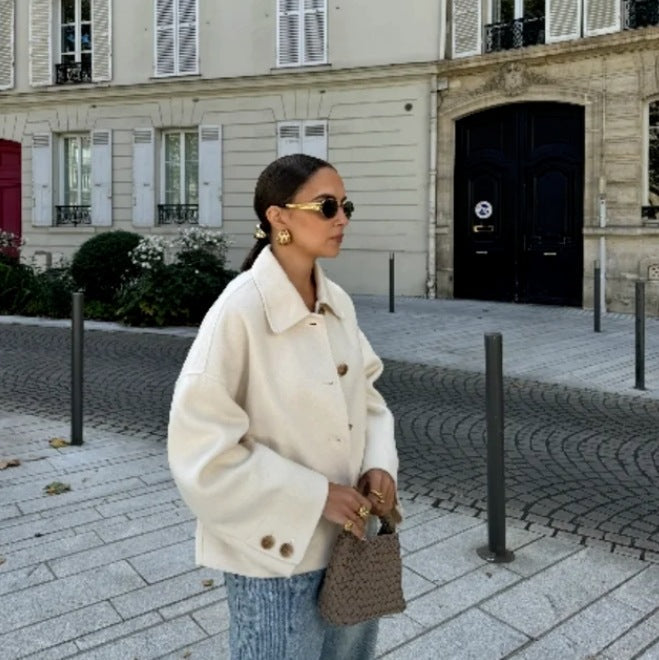 Damer Lätt Oversized-jacka Av Högkvalitativ Fleece Mirla-Eva Jonsson