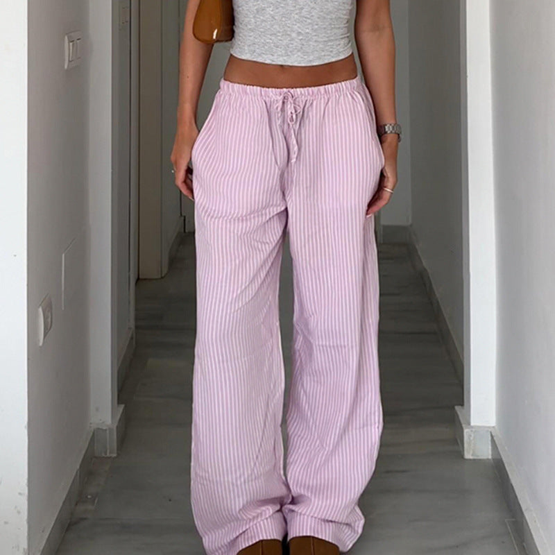 Damer Lätt Pyjamasbyxor med elastisk midja och dragsko Mirla-Eva Jonsson