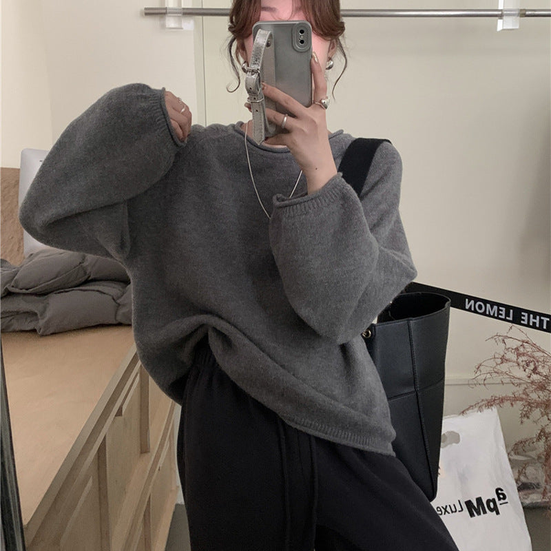 Damer Lätt Sweatshirt med Voluminösa Ärmar och Mjukt Material Mirla-Eva Jonsson