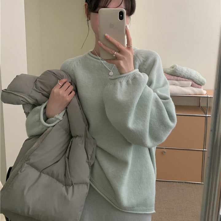 Damer Lätt Sweatshirt med Voluminösa Ärmar och Mjukt Material Mirla-Eva Jonsson