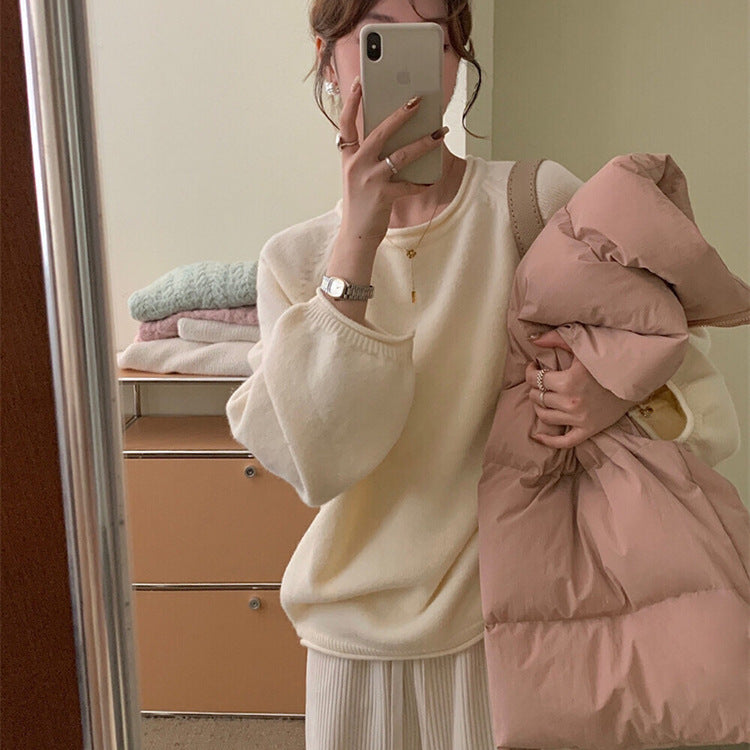 Damer Lätt Sweatshirt med Voluminösa Ärmar och Mjukt Material Mirla-Eva Jonsson