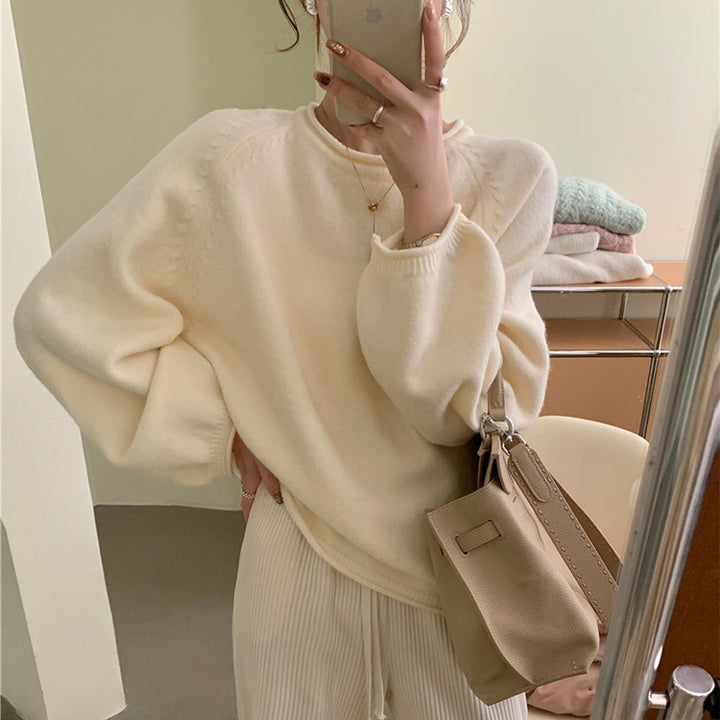 Damer Lätt Sweatshirt med Voluminösa Ärmar och Mjukt Material Mirla-Eva Jonsson