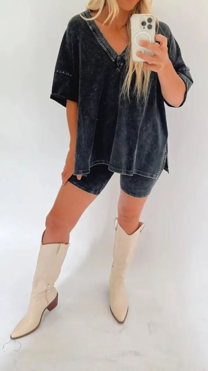 Damer Lätt T-shirt och Shortskombinationsset Mirla-Eva Jonsson