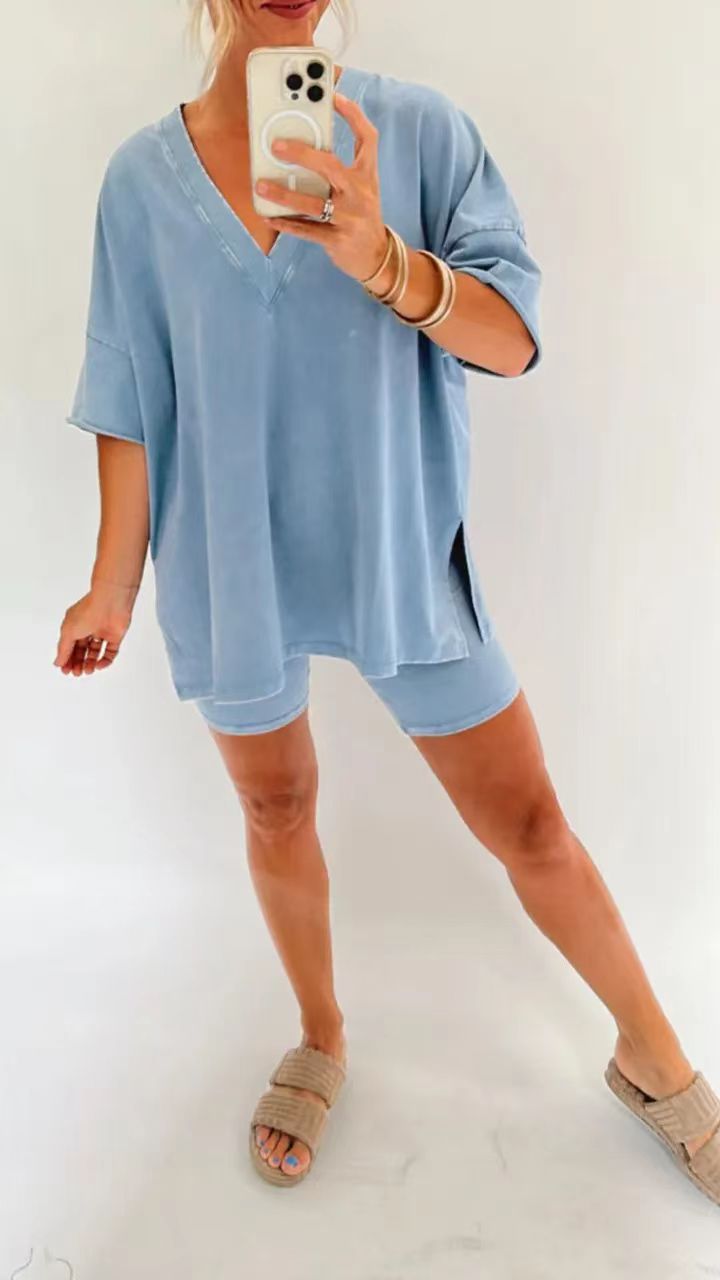 Damer Lätt T-shirt och Shortskombinationsset Mirla-Eva Jonsson