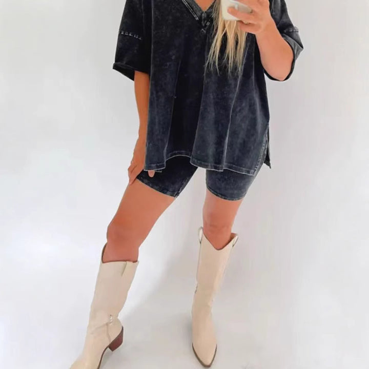 Damer Lätt T-shirt och Shortskombinationsset Mirla-Eva Jonsson