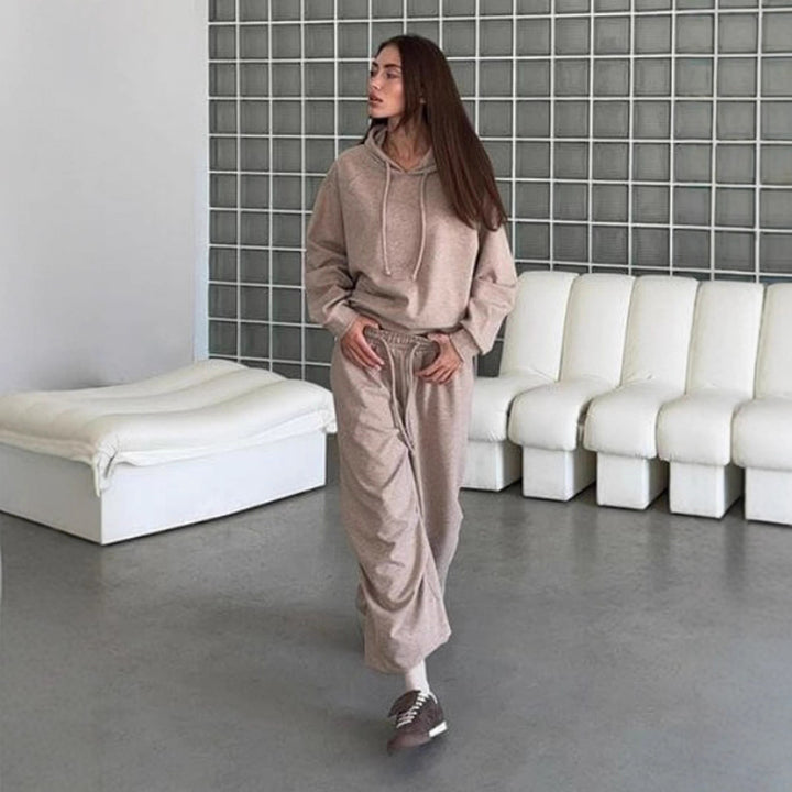 Damer Lätt hoodie och joggingbyxor set Mirla-Eva Jonsson
