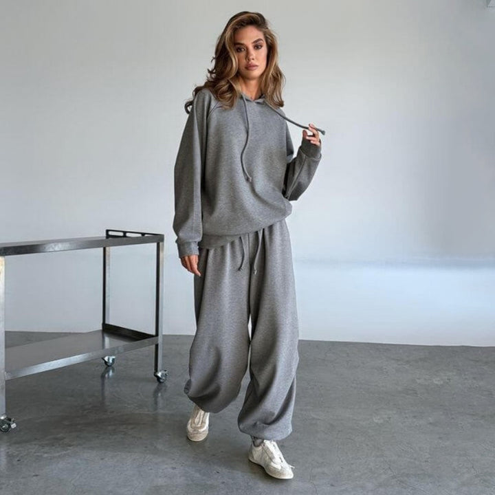 Damer Lätt hoodie och joggingbyxor set Mirla-Eva Jonsson