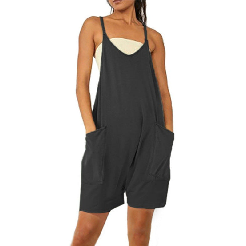 Damer Lätt jumpsuit med djup urringning och praktiska fickor Mirla-Eva Jonsson