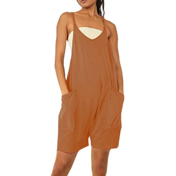 Damer Lätt jumpsuit med djup urringning och praktiska fickor Mirla-Eva Jonsson