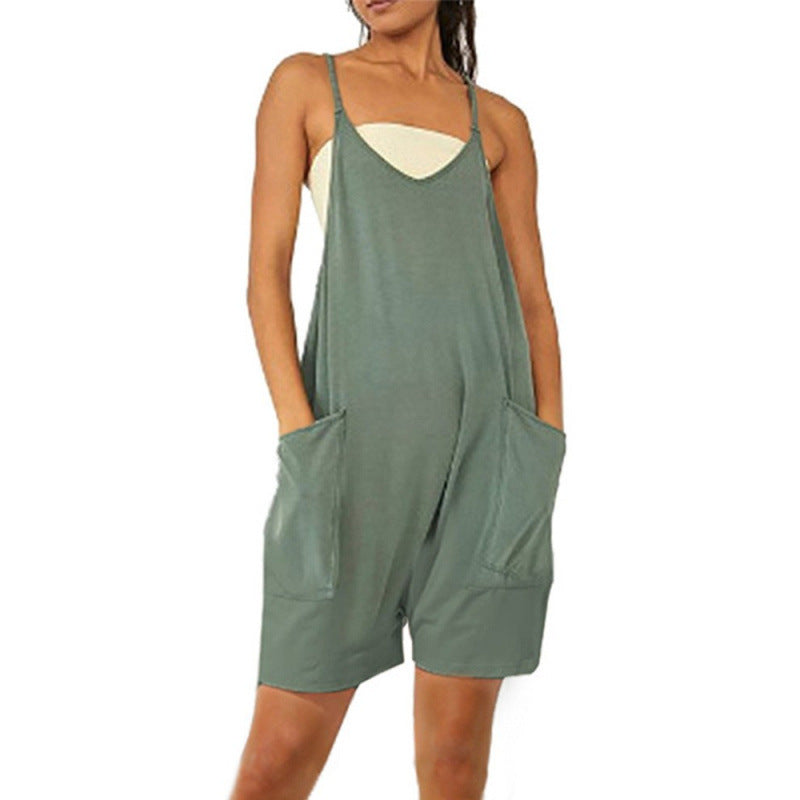 Damer Lätt jumpsuit med djup urringning och praktiska fickor Mirla-Eva Jonsson