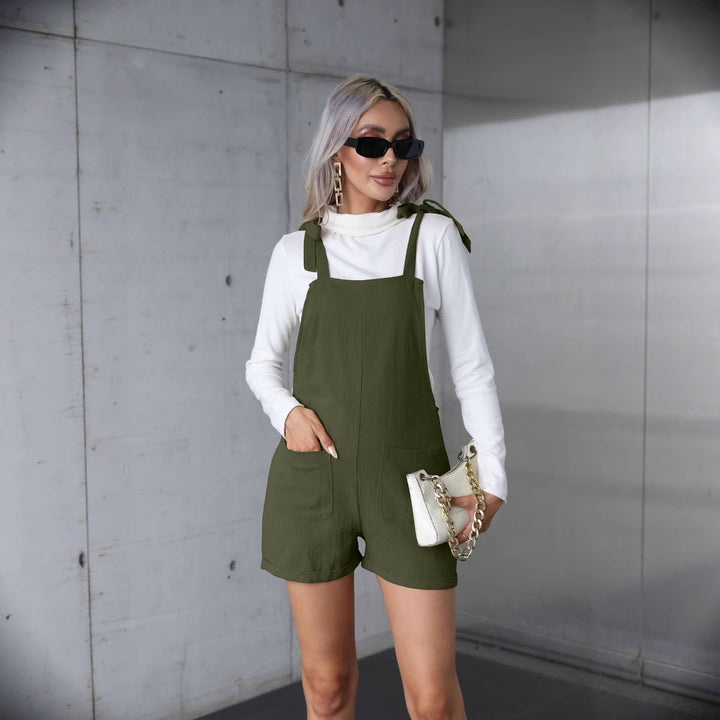 Damer Lätt jumpsuit med justerbara axelremmar och praktiska fickor Eva Jonsson-Eva Jonsson