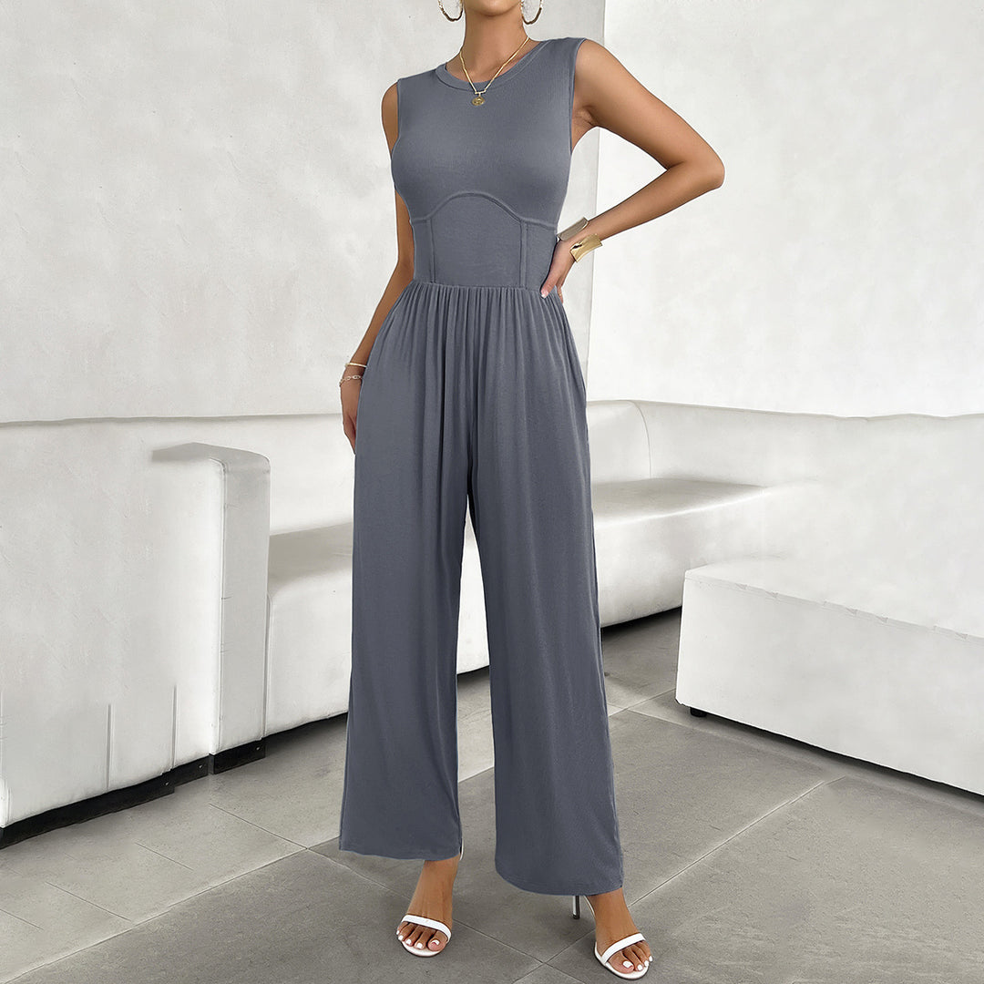 Damer Lätt jumpsuit med vida ben och figursydd finish Mirla-Eva Jonsson